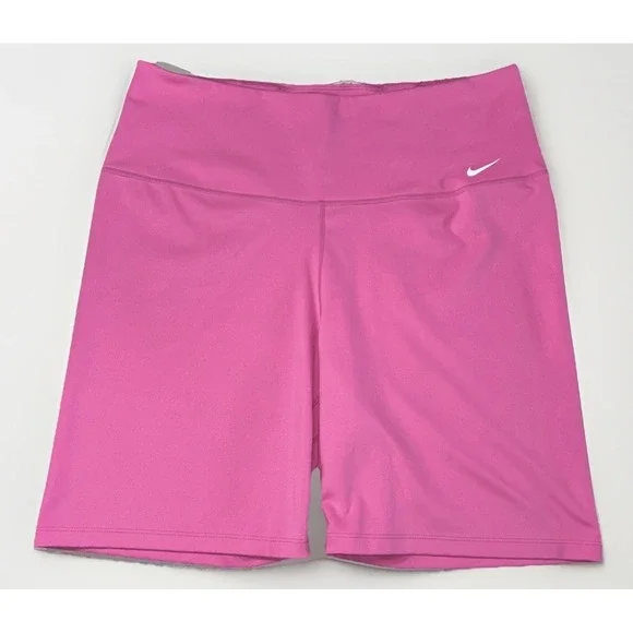 Nike Women's ONE 7'' High-Rise Gym/Yoga/Biker Shorts Size XL Pink DV9022-675 EC - Picture 4 of 8